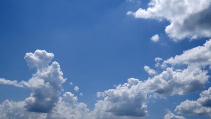 blue sky with clouds
