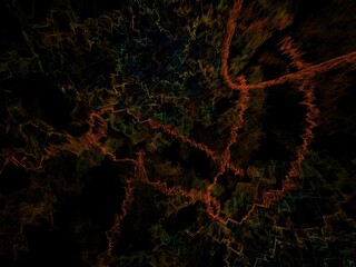 Imaginatory fractal background Image