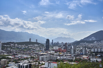 Panoramica vista de ciudad Monterrey