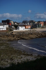 Fototapeta na wymiar San Cibrao San Ciprian, coastal village of Galicia, Spain