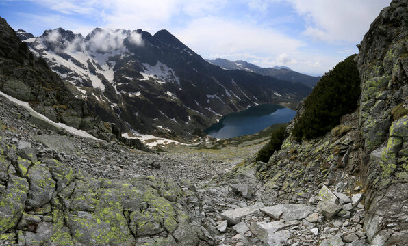 Panorama of Gasienicowa Valley, Tatra Mountains, Poland
