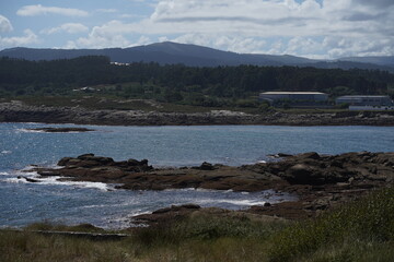San Cibrao San Ciprian, coastal village of  Galicia, Spain