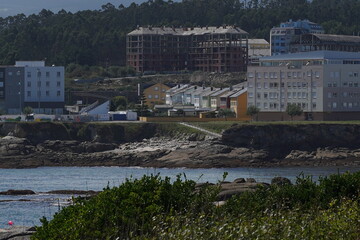 San Cibrao San Ciprian, coastal village of  Galicia, Spain