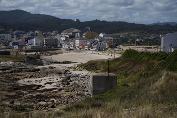 Obraz na płótnie Canvas San Cibrao San Ciprian, coastal village of Galicia, Spain
