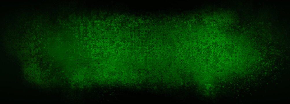 An abstract green grunge vignette background image.