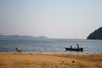 beach boat peace
