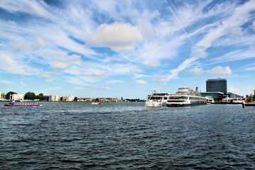 Obraz premium Amsterdam Harbour