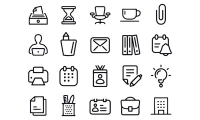 Office Icons vector design 