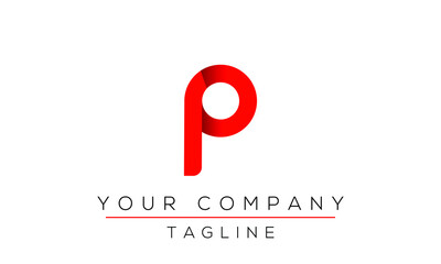 Letter P Logo Design, Creative Modern Icon P