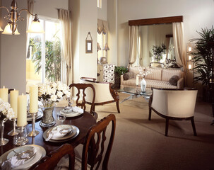Home dining room interior design house