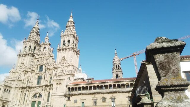 Santiago de Compostela, historical city of Galicia. La Coruna, Spain