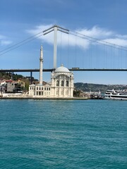 Fototapeta na wymiar Istanbul mosque in Besiktas district