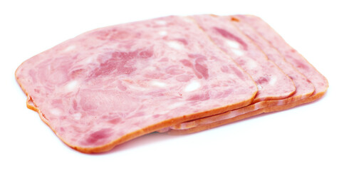 ham isolated on white background