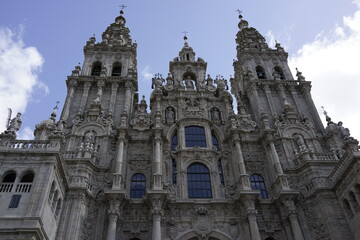 Fototapeta na wymiar Santiago de Compostela, historical city of Galicia. La Coruna, Spain