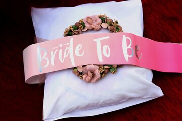 bride"s ribbon on bachelorette party, Bride To Be