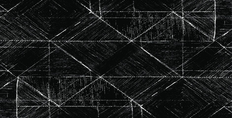 Rough texture. Broken plaster wall effect. Grunge worn damask pattern design. Distressed fabric texture. Overlay texture design. Vector illustration. Eps10.