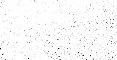 Abstract vector noise. Small particles of debris and dust. Distressed uneven background. Grunge texture overlay with rough and fine grains isolated on white background. Vector illustration. EPS10.