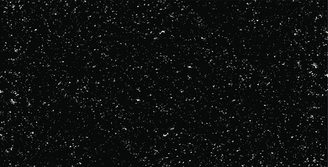 Abstract vector noise. Small particles of debris and dust. Distressed uneven background. Grunge texture overlay with rough and fine grains isolated on white background. Vector illustration. EPS10.