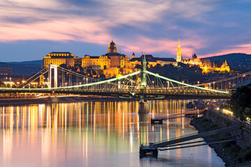 Budapest night view