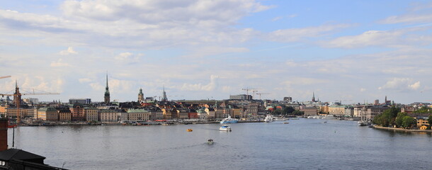 Naklejka premium Old town (Gamla stan) in Stockholm city.