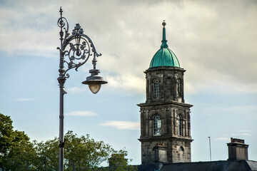 Street lamp and Rotunda hospital