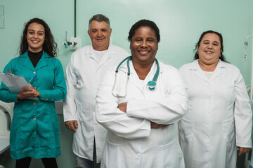 doctors smiling at the camera