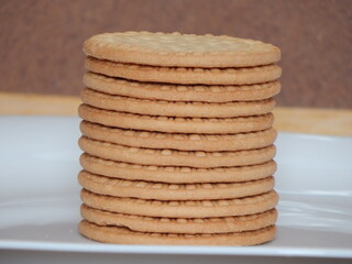 Marie Biscuit(Biscoito Maria). Traditional biscuit from Brazil.