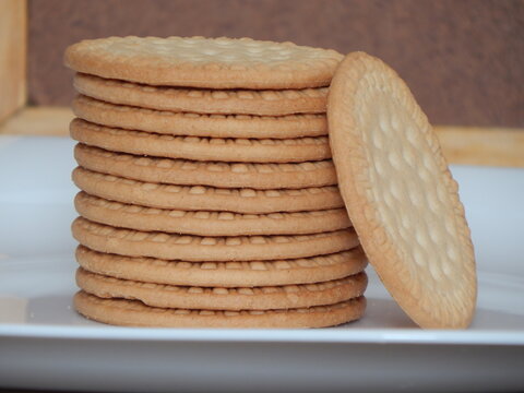 Marie Biscuit(Biscoito Maria). Traditional Biscuit From Brazil.