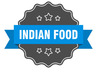 indian food label. indian food isolated seal. sticker. sign