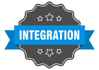 Obraz premium integration label. integration isolated seal. sticker. sign
