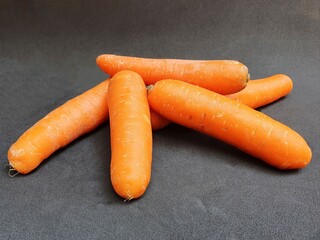 carrot of natural origin to prepare vegetarian food