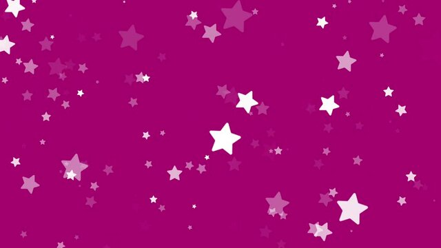 Pink glitter stars blinking star pattern background