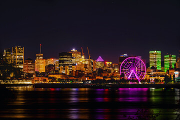 Montreal skyline at night