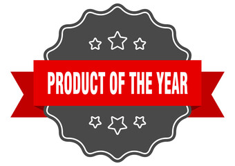 product of the year label. product of the year isolated seal. sticker. sign