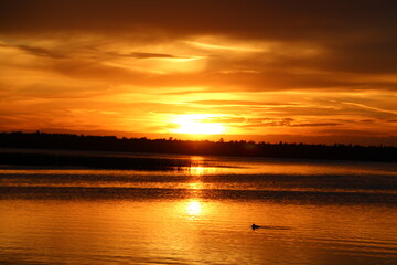 Last Of The Suns Rays, Elk Island National Park, Alberta