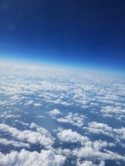 Fototapeta na wymiar aerial view of clouds 1