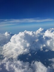 Fototapeta na wymiar aerial view of clouds 18