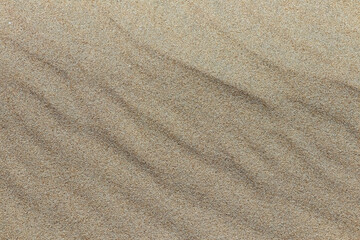 Fototapeta na wymiar Sand on the beach as background. Dune sand