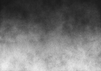 Vintage black and white noise texture. Abstract splattered gradient background for vignette. - obrazy, fototapety, plakaty
