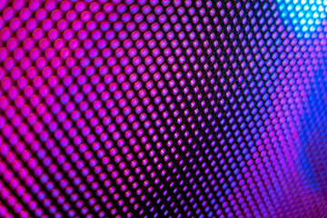 CloseUp LED blurred screen. LED soft focus background. abstract background ideal for design.