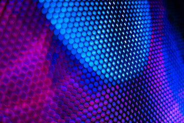 CloseUp LED blurred screen. LED soft focus background. abstract background ideal for design.