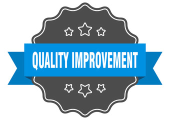 Obraz premium quality improvement label. quality improvement isolated seal. sticker. sign
