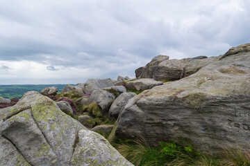 rocks and sky