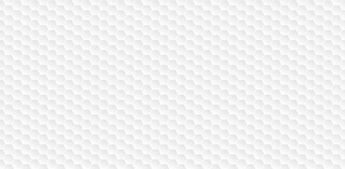 Vector seamless geometric pattern. Modern 3d hexagon grid texture.