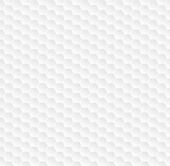 Vector seamless geometric pattern. Modern 3d hexagon grid texture.