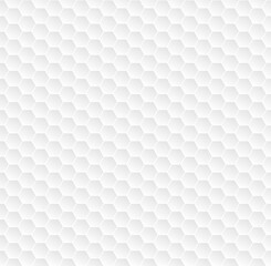 Vector seamless geometric pattern. Modern 3d hexagon grid texture.