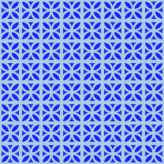 Oval tile seamless repeat pattern background