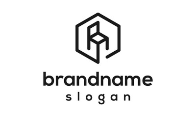 Furniture logo design vector