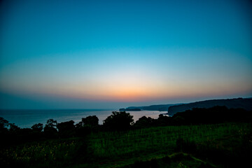 長崎鼻の夜明け夜明け