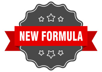 Obraz premium new formula label. new formula isolated seal. sticker. sign
